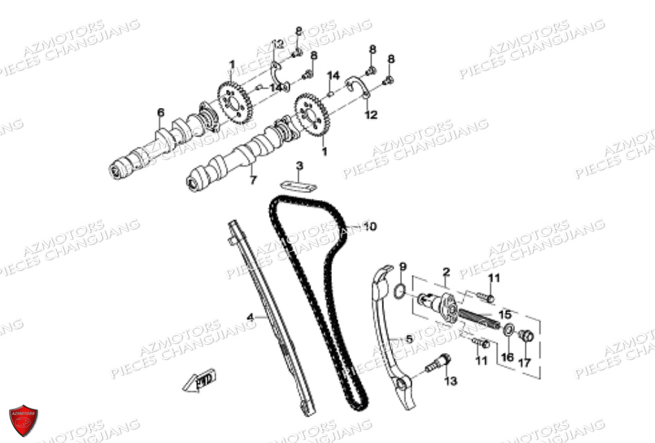 Distribution Cj650 CHANGJIANG Pieces SIDE-CAR CHANGJIANG CJ 650 DYNASTY EURO5