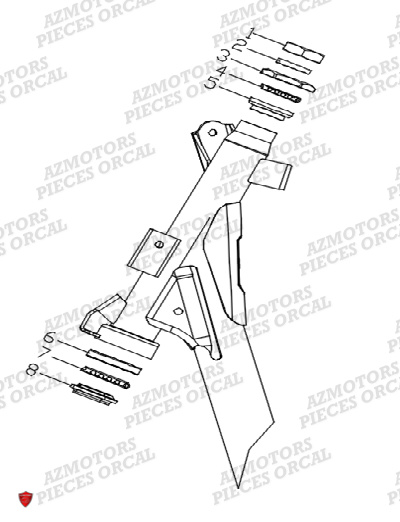 Roulements De Colonne ORCAL Pieces Orcal scooter ECOOTER E2 CARGO 3KW