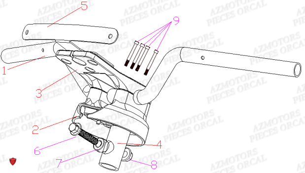 GUIDON ORCAL E COOTER E2 MAX 3KW