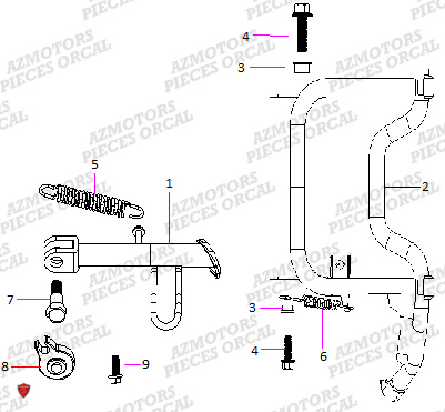 BEQUILLES ORCAL E COOTER E2 MAX 4KW