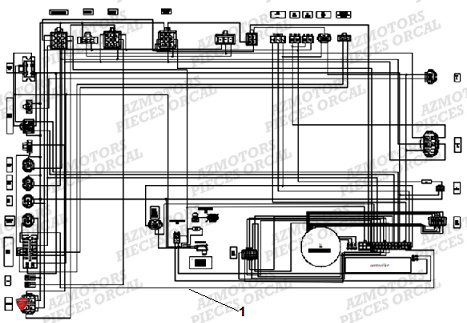 Faisceau ORCAL Pieces Orcal scooter ECOOTER E2 MAX 4KW