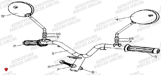 GUIDON ORCAL E COOTER E2 MAX 4KW