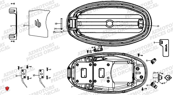 Selle ORCAL Pieces Orcal scooter ECOOTER E2 MAX 4KW