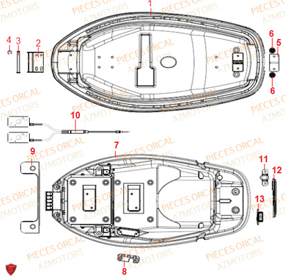 SELLE ORCAL ECOOTER E3 3KW