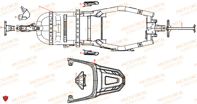 CADRE ORCAL ECOOTER E3 7KW