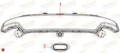 Feu Arriere ORCAL Pieces Orcal scooter ECOOTER E3-R 7Kw