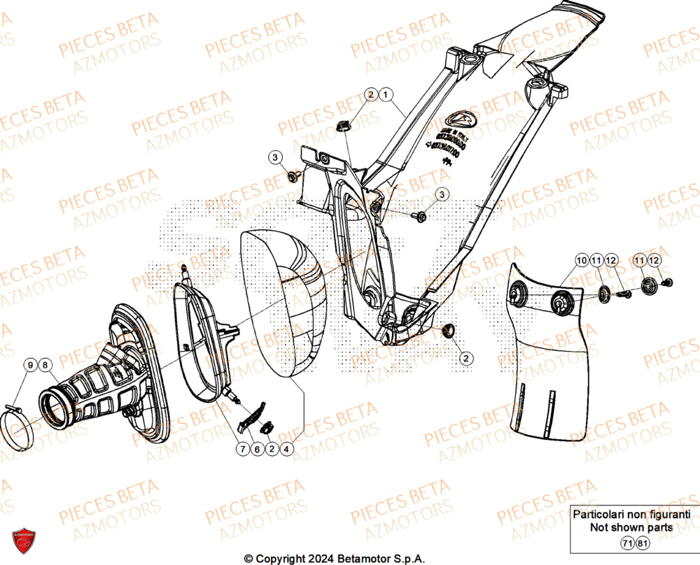 Filtre A Air BETA Pieces BETA ENDURO RR 350 4T RACE/EURO 5+ - (2025)
