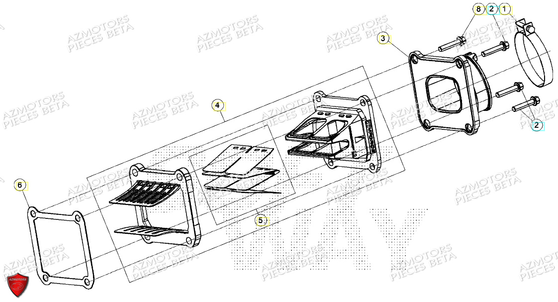 ADMISSION CLAPETS BETA ENDURO RR 125 2T 24