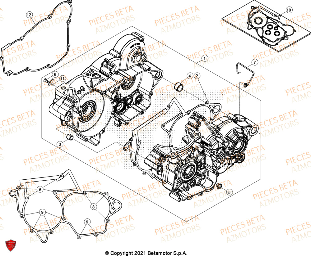 Carter BETA Pieces BETA ENDURO XTRAINER 300 2T - (2024)