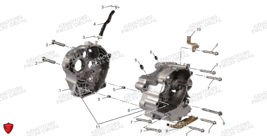 Carters Moteur ORCAL 