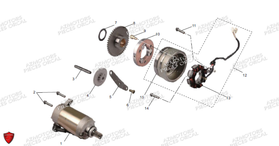 Demarreur Stator ORCAL 