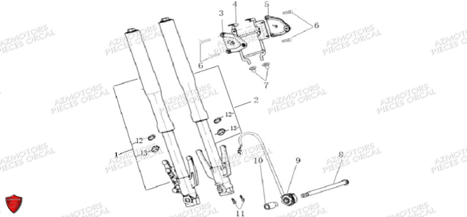 FOURCHE AVANT ORCAL ESPERIA EURO 5