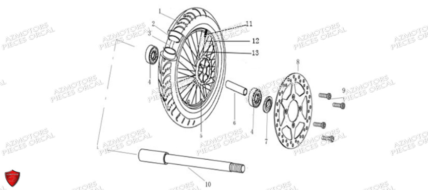 Roue Avant ORCAL 