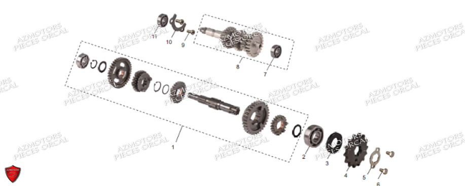 TRANSMISSION ORCAL ESPERIA EURO 5