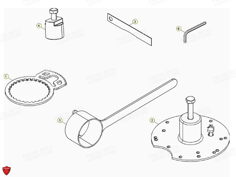 Outils Special BETA Pièces BETA EVO 2T -125CC- FACTORY - (2019)