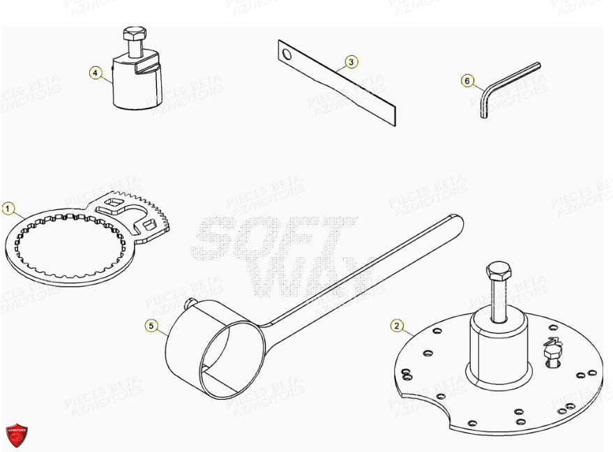 Outils Special BETA Pièces BETA EVO 2T -125CC- FACTORY - (2021)