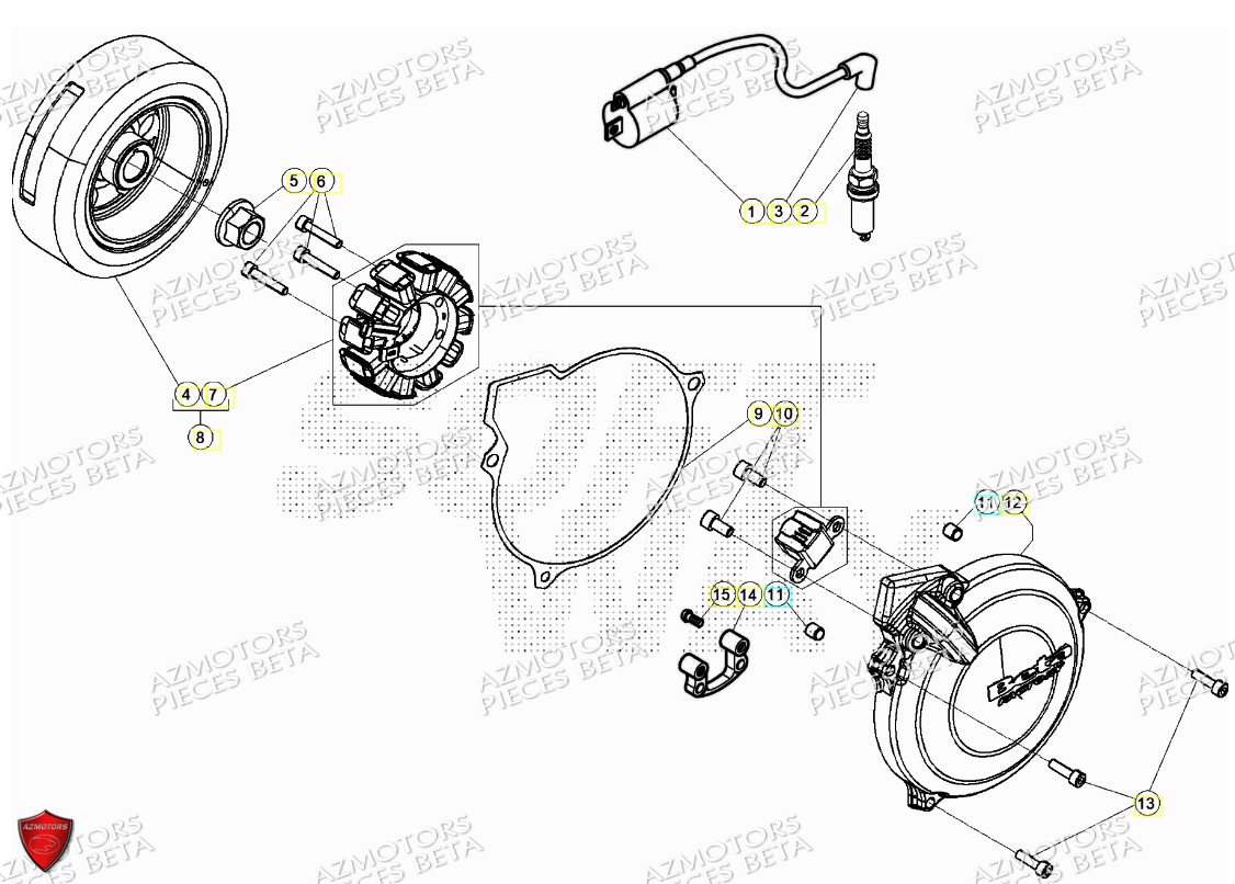 ALLUMAGE BETA EVO 125 2T FACTORY 2024