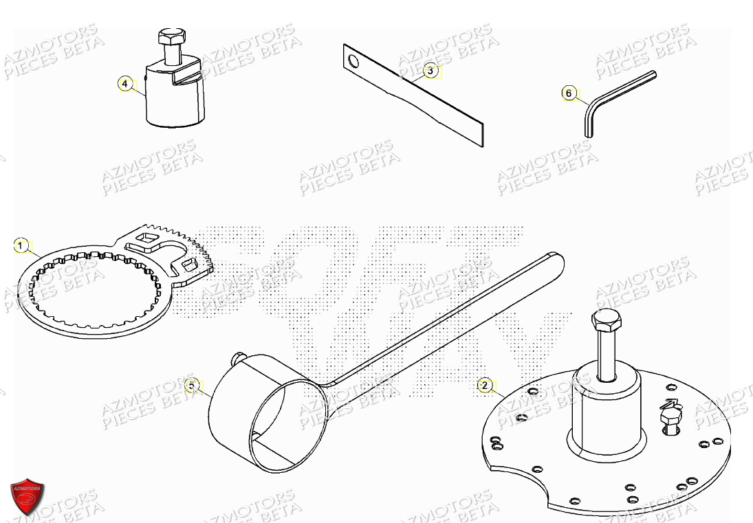 OUTILLAGES SPECIAL BETA EVO 125 2T FACTORY 2024