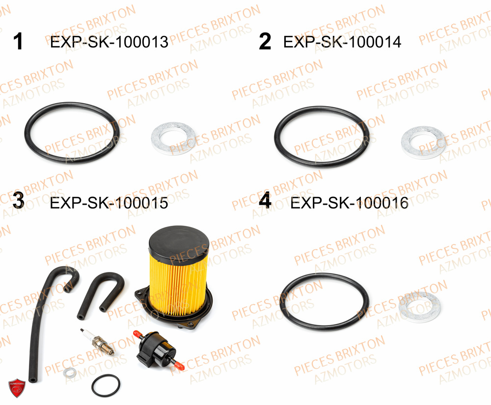 Kit Maintenance Entretien BRIXTON Pièces Brixton FELSBERG 125 X