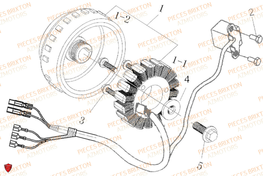 ALTERNATEUR BRIXTON FELSBERG 125 XC EU5