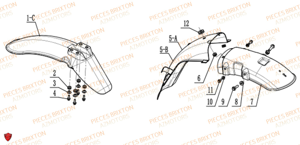 GARDE BOUE BRIXTON FELSBERG 125 XC EU5