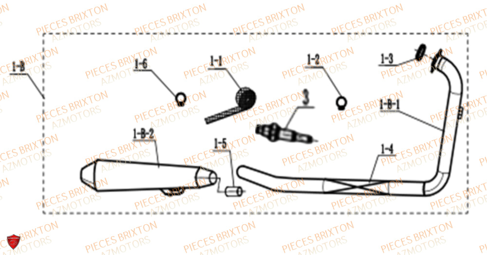 SILENCIEUX BRIXTON FELSBERG BX 125 X ABS EU5