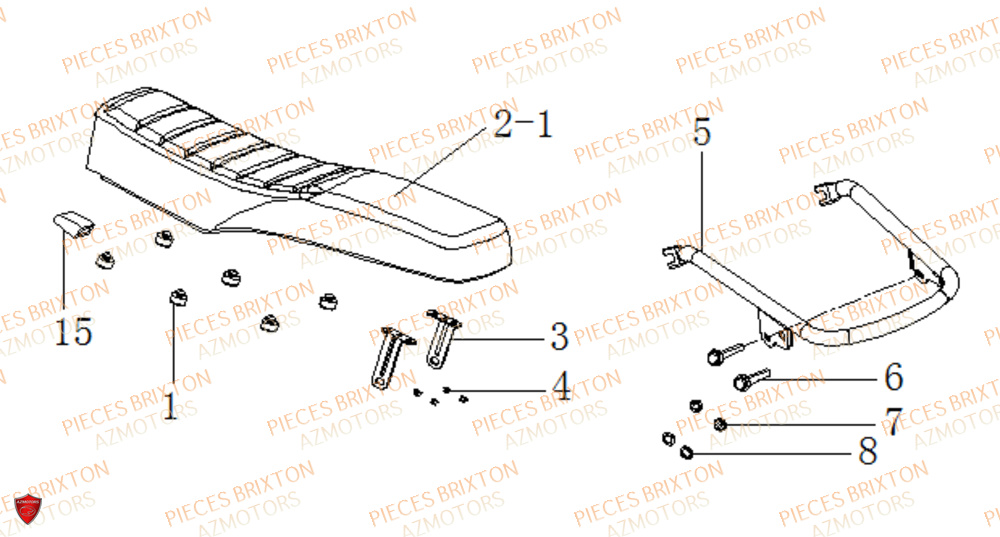 SELLE BRIXTON FELSBERG GLANVILLE 250 X