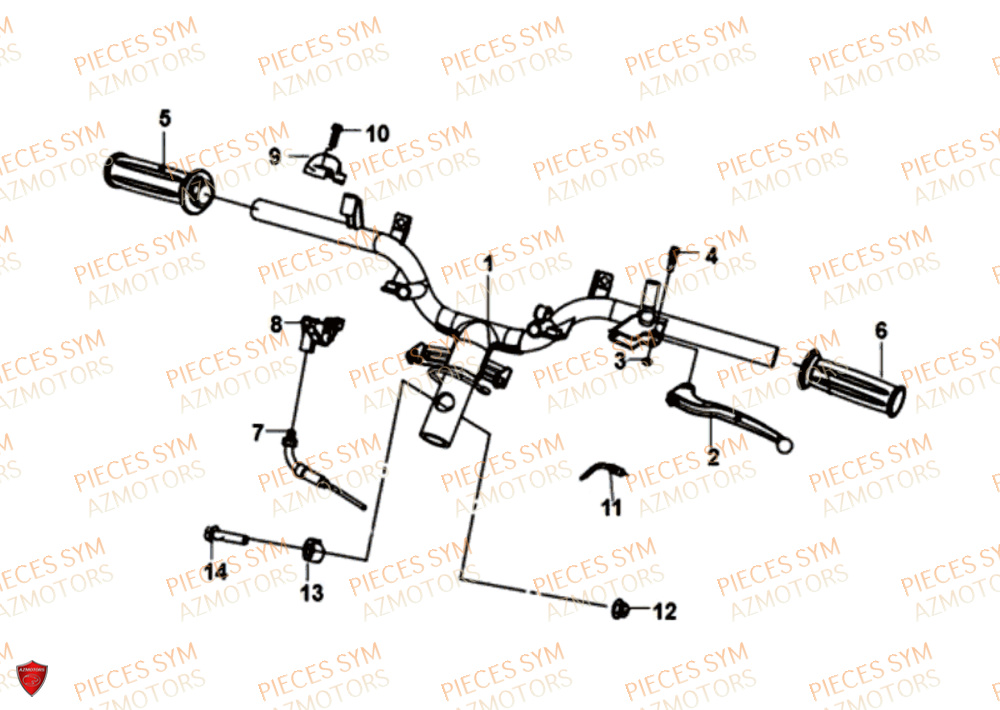 GUIDON SYM FIDDLE III 125I EU4