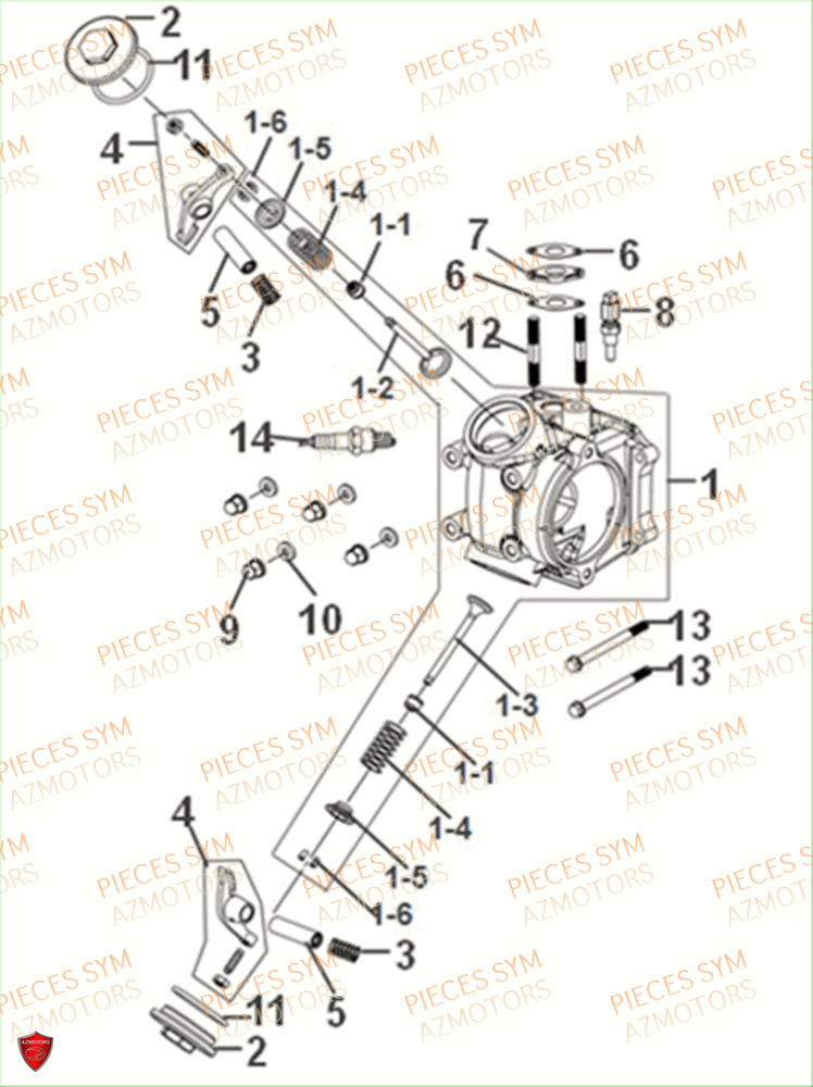 CULASSE SYM FIDDLE IV 50 2021