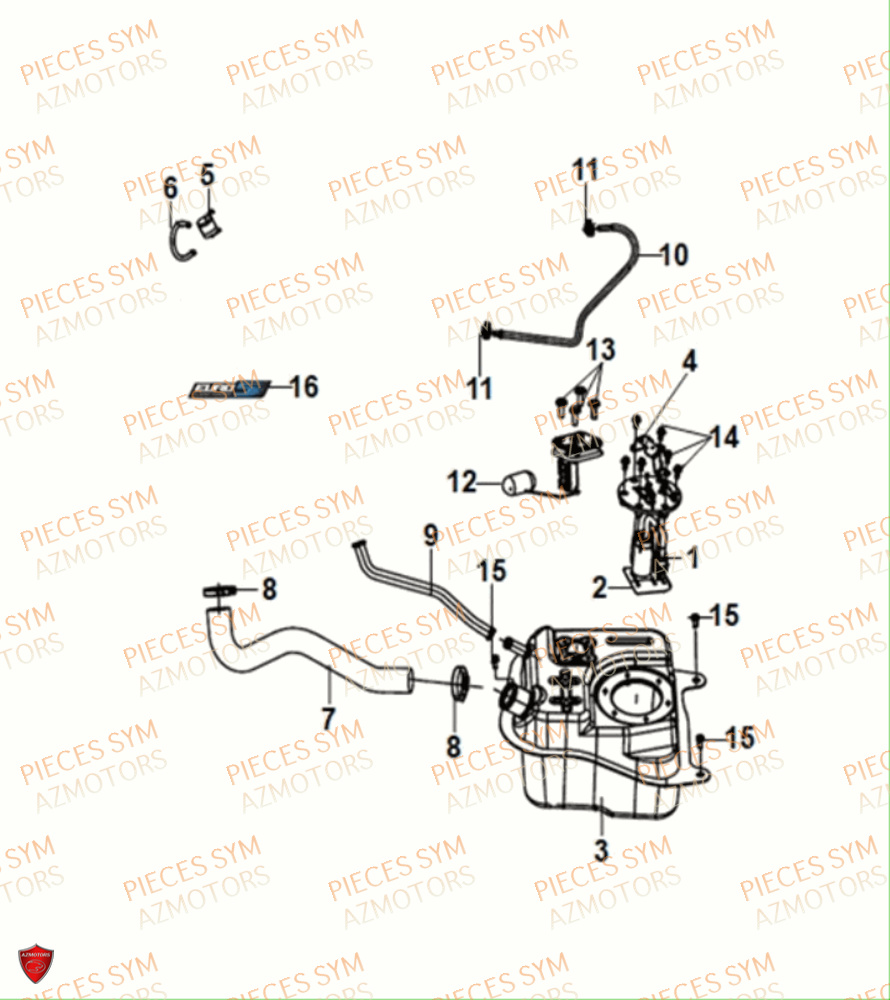 RESERVOIR SYM FIDDLE IV 50 2021