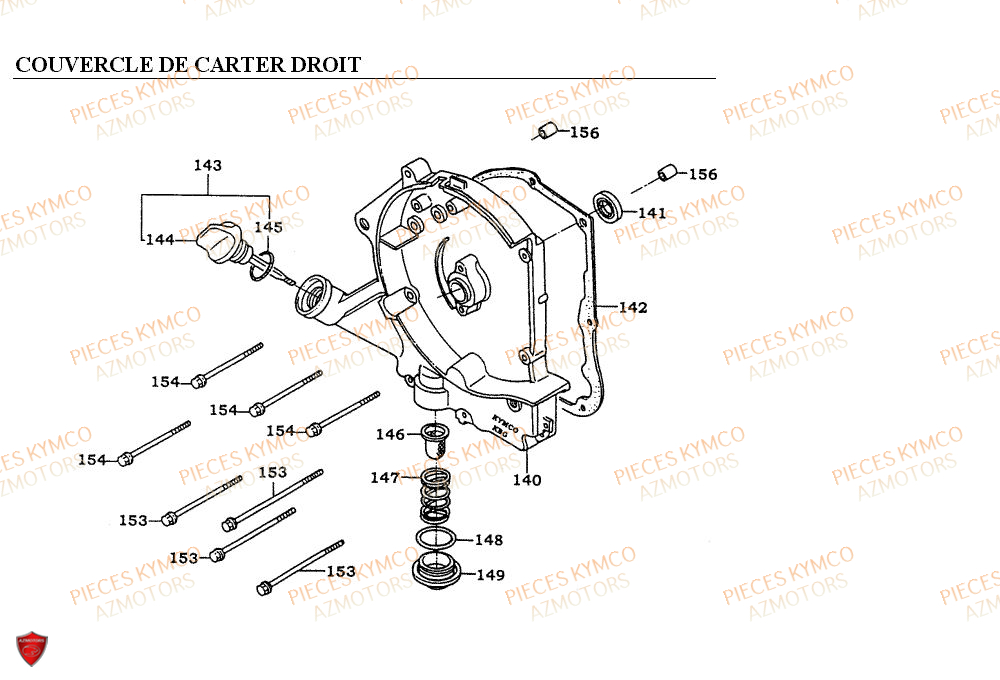 COUVRE CARTER pour FILLY 50 4T