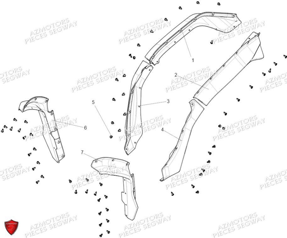 Elargisseurs Option SEGWAY Pièces SSV FUGLEMAN UT10