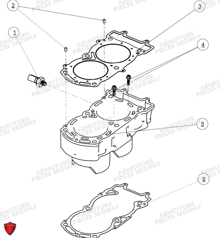 Sous Ensemble Cylindre SEGWAY Pièces SSV FUGLEMAN UT10