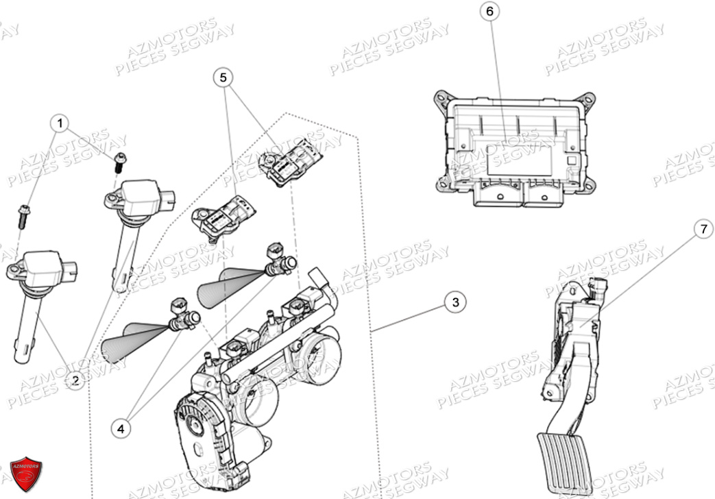 SYSTEME D INJECTION SEGWAY FUGLEMAN UT10