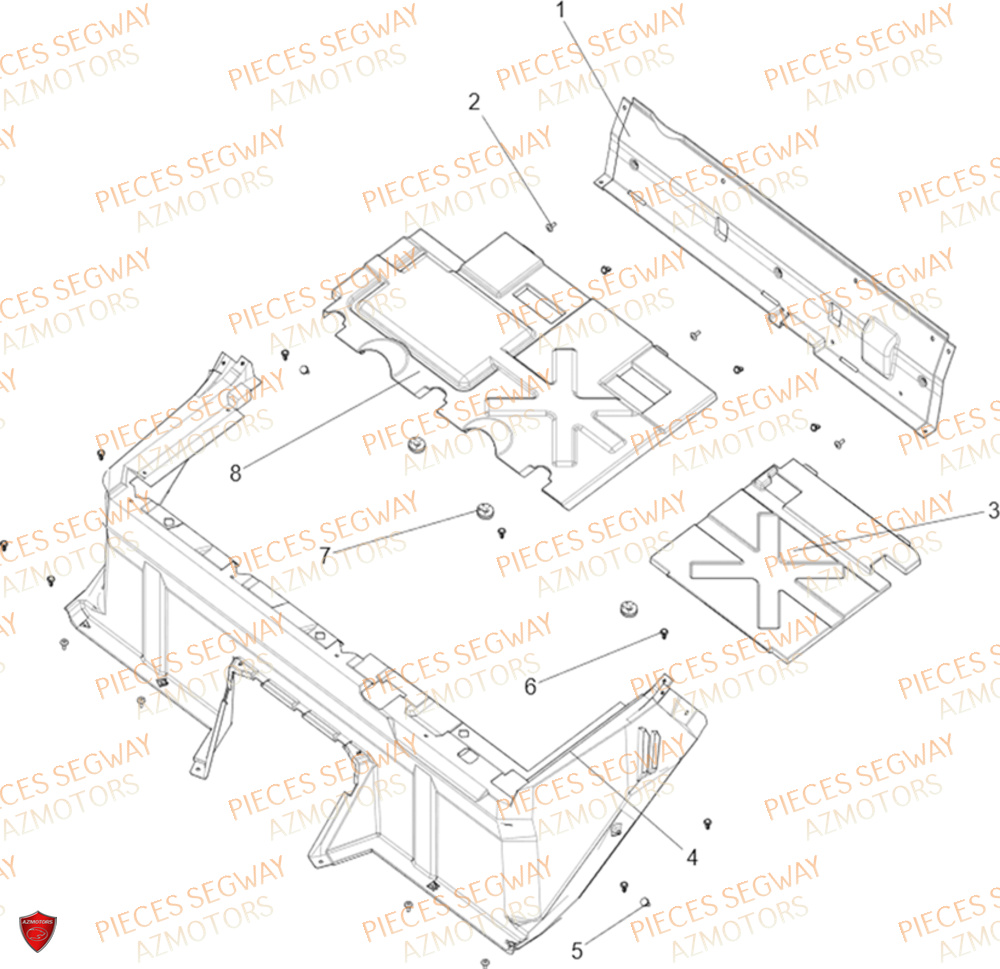 CACHES SOUS SIEGES SEGWAY FUGLEMAN UT10 2024