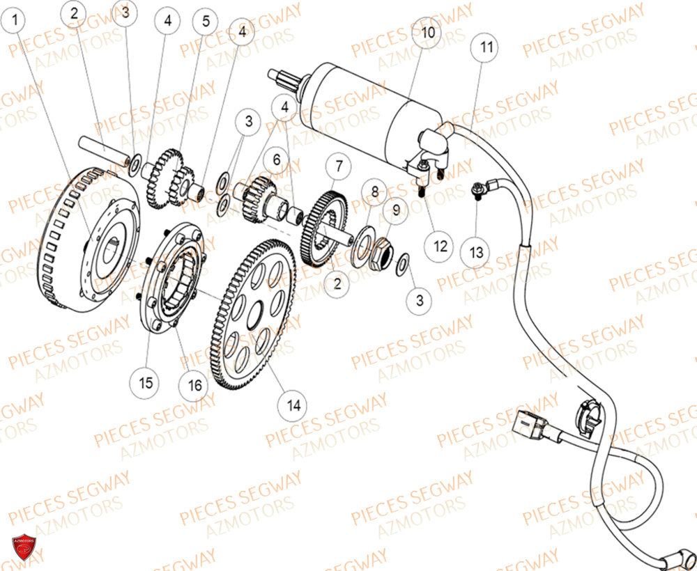 DEMARREUR SEGWAY FUGLEMAN UT10 2024