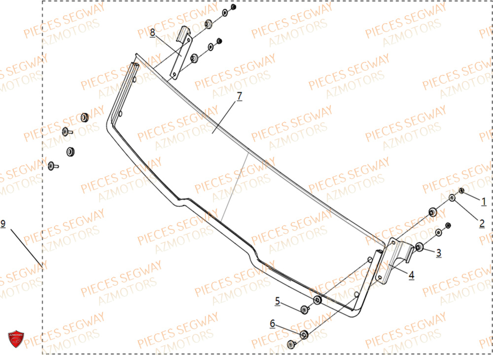 DEMI PARE BRISE OPTION SEGWAY FUGLEMAN UT10 2024