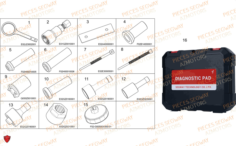 Outils SEGWAY Pièces SSV FUGLEMAN UT10 2024