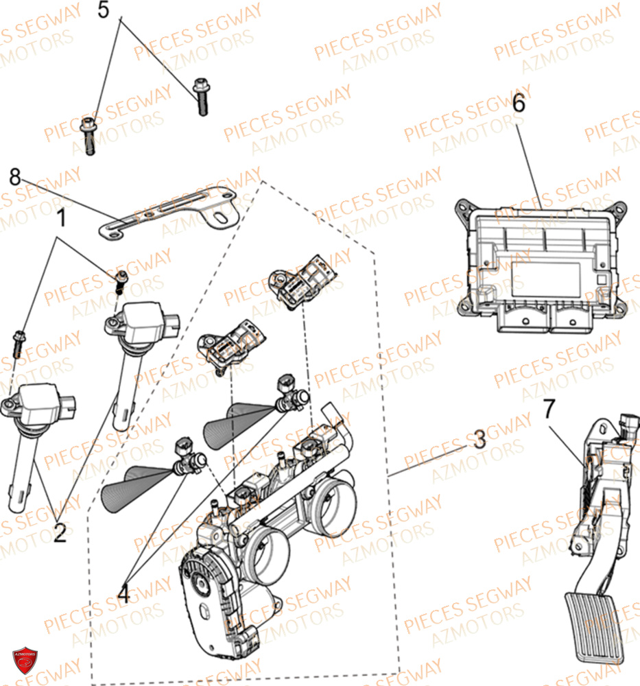 Systeme D Injection SEGWAY Pièces SSV FUGLEMAN UT10 2024