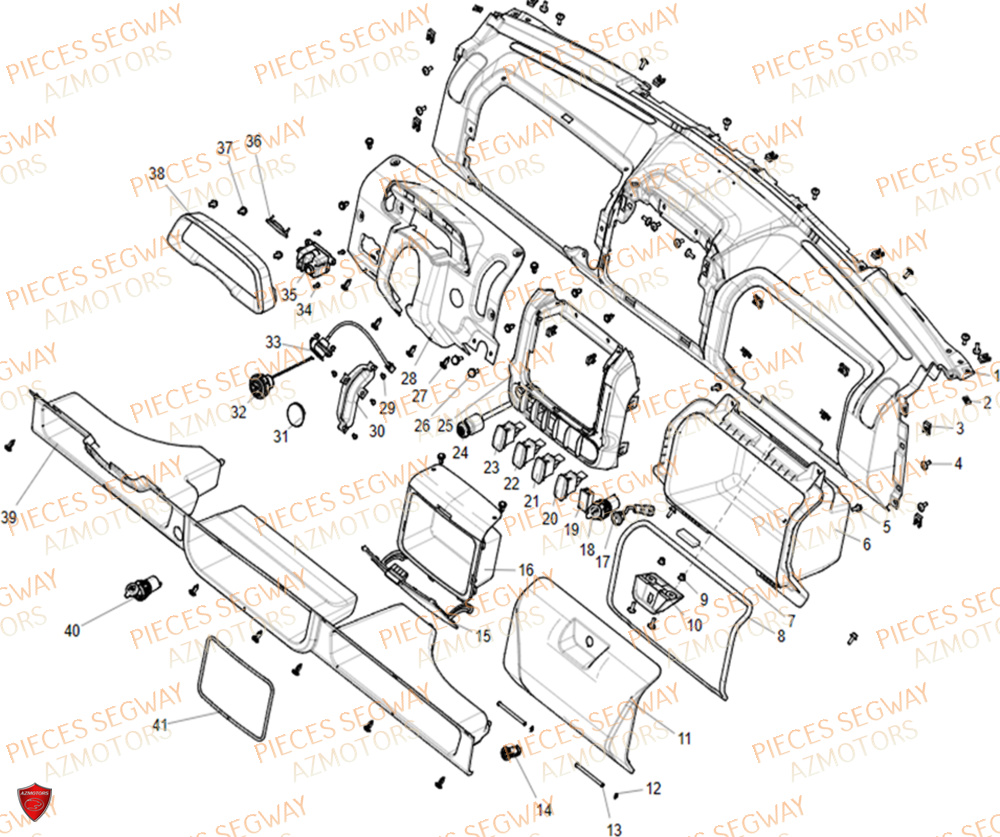 TABLEAU DE BORD SEGWAY FUGLEMAN UT10 2024