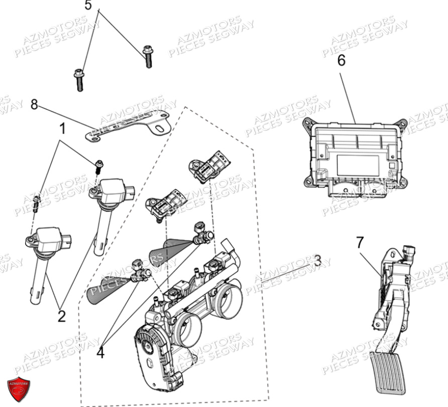 Systeme D Injection SEGWAY Pièces SSV FUGLEMAN UT10 CREW