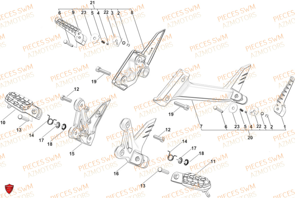 CALE PIED SWM GRAN MILANO 500 24