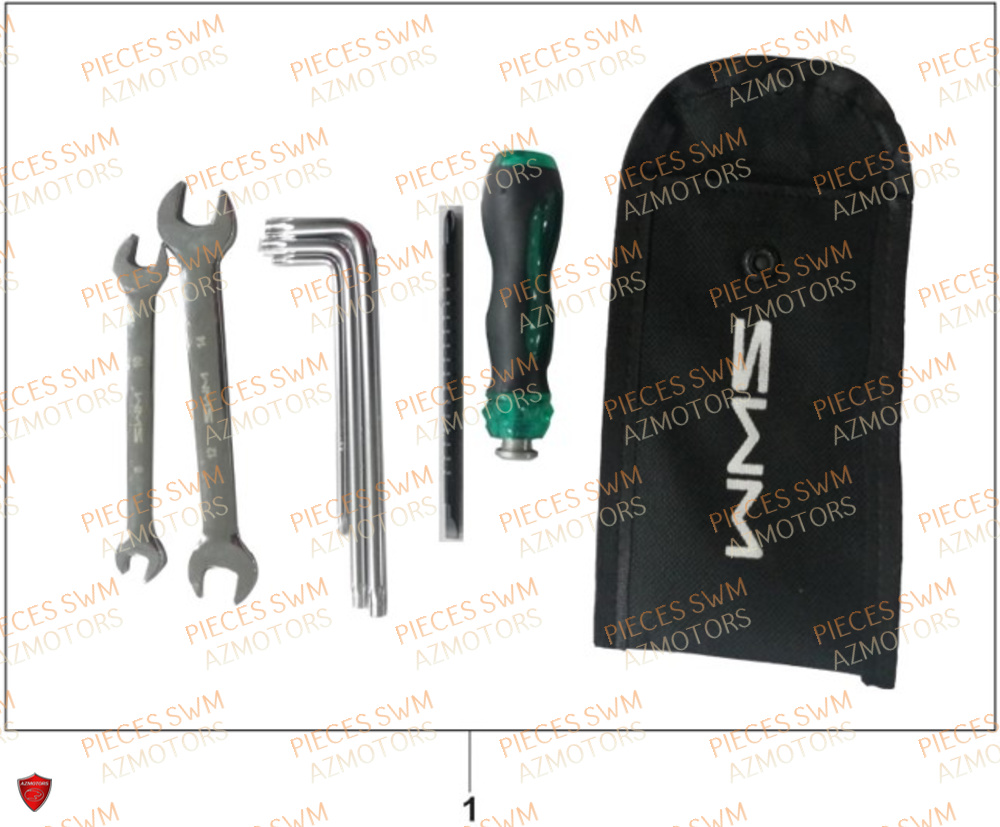 TROUSSE A OUTILS SWM GRAN MILANO 500 24