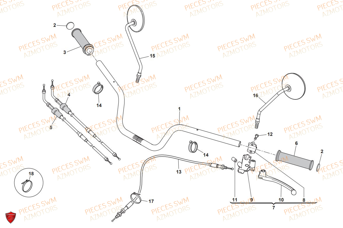 GUIDON SWM GRAN TURISMO 440 2017