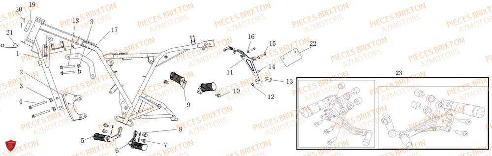 CADRE BRIXTON HAYCROFT 125