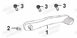 Kick KEEWAY Pieces KEEWAY HURRICANE 50 2ST QJ1E40QMB 2007