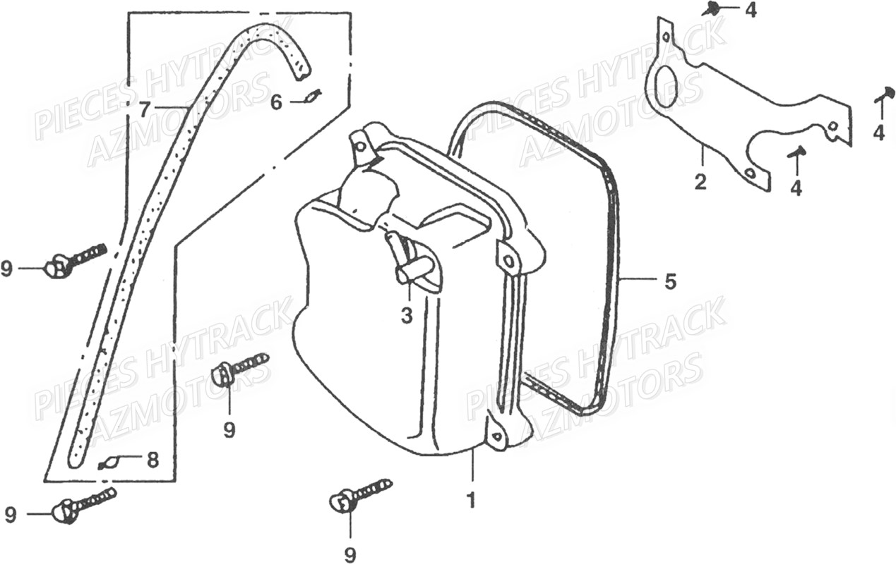 CACHE CULBUTEURS pour HY125SX