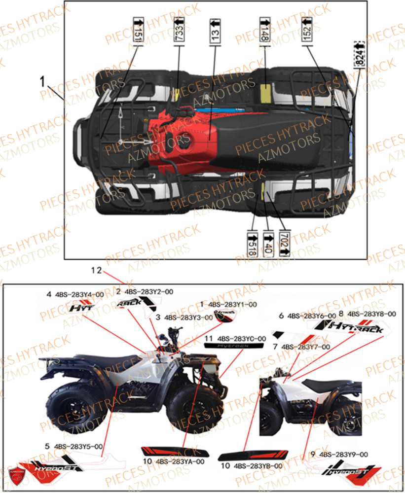 DECORATION HYTRACK HY200ST