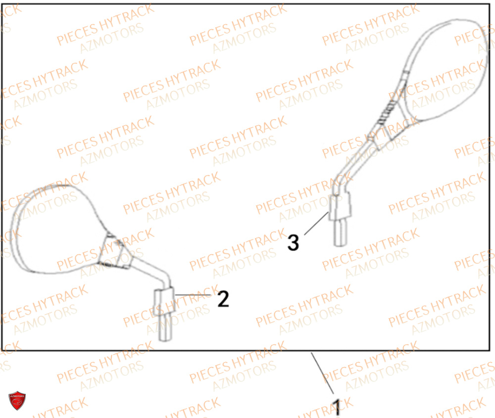 RETROVISEURS OPTION HYTRACK HY200ST