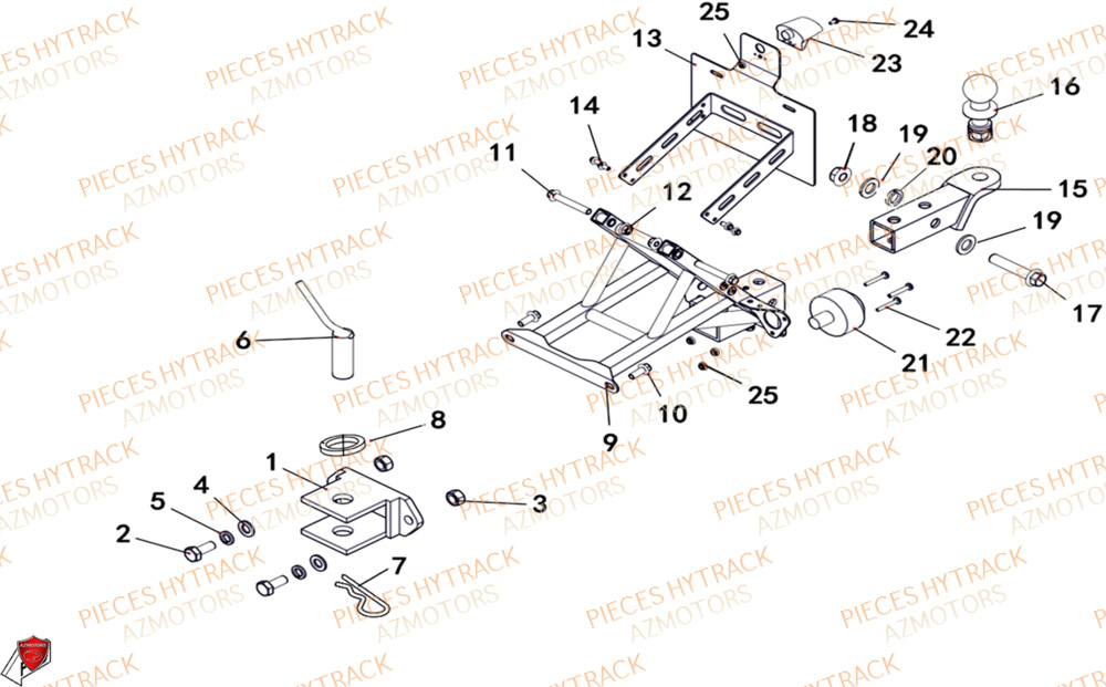 ATTELAGE T3 HYTRACK HY200X